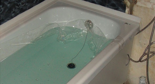 Установкой акрилового вкладыша | Грязи